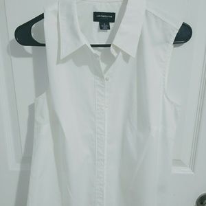 NWOT white Liz Claiborne blouse